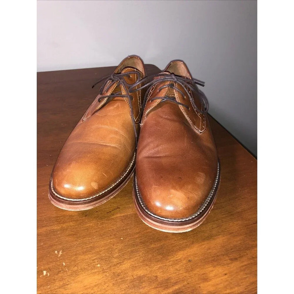 J. Murphy By Johnston Murphy Oxford Dress Shoes Brown Mens Size 9 1/2M Work - Picture 8 of 8